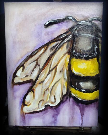 Tattoos - Bee, Oil on canvas - 60267