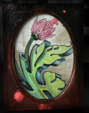 Tattoos - glass flower - 41769