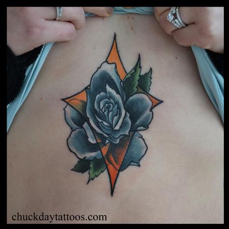 Diamond Rose Tattoo Design Thumbnail