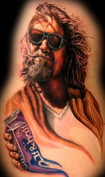 Stefano Alcantara - Big Lebowski Tattoo