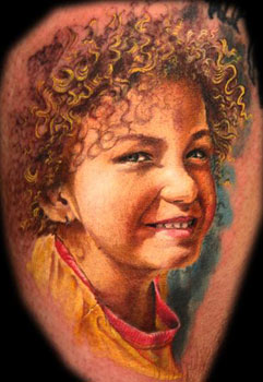 Stefano Alcantara - Portrait tattoo