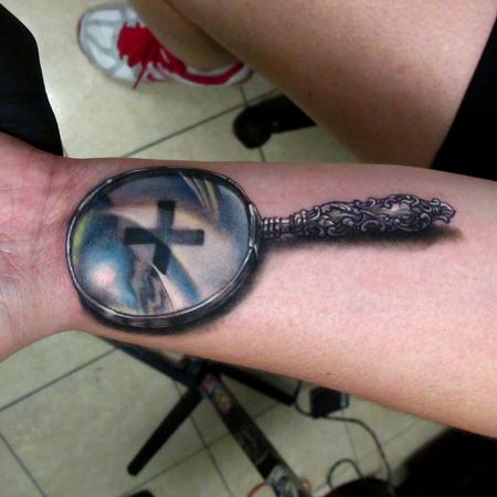 Tattoos - Magnifying Glass - 67770