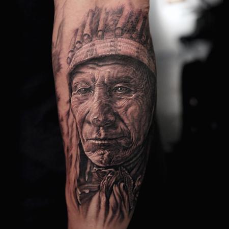 Tattoos - Indian Chief  - 74586