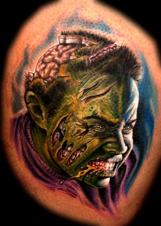 Tattoos - Zombie-fied portrait - 33946