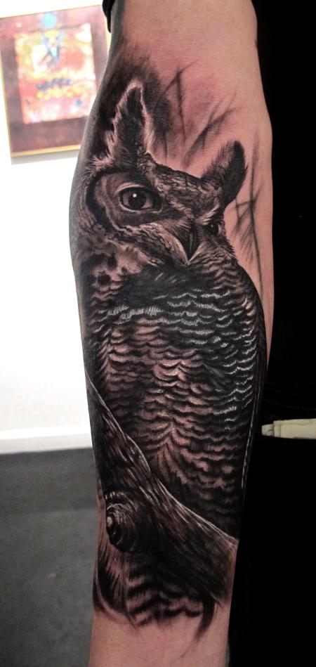 Tattoos - OWL Cover up - 61000