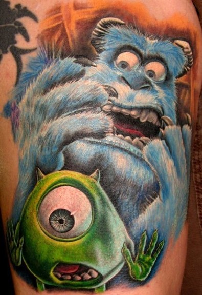 Stefano Alcantara - Monsters inc tattoo