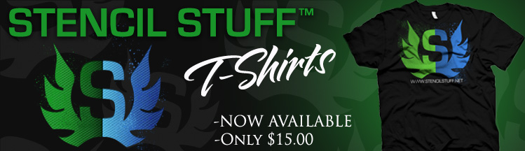 Stencil Stuff t shirts