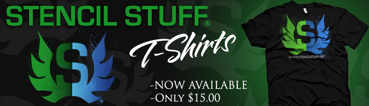 Stencil Stuff t shirts
