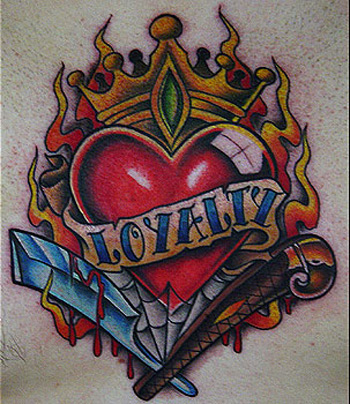 Tattoos - Loyalty heart - 4851