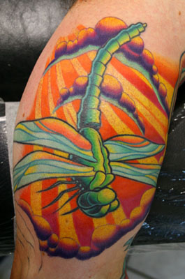 Tattoos - dragon fly - 15301
