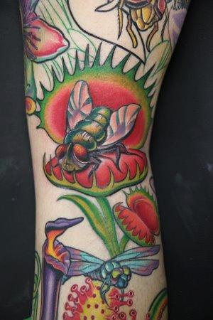 Tattoos - Venus Flytrap Tattoo - 65894