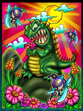Art Galleries - Tony Ciavarro - Godzilla bees
