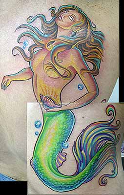 Tattoos - Mermaid - 4483