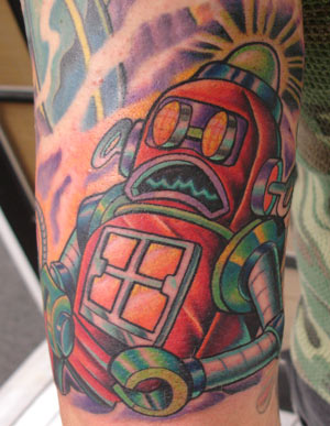 Tattoos - Robot - 12008