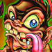Tattoos - monkey tikis - 13002