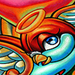 Tattoos - Birdie love heart - 12990