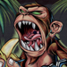 Tattoos - monkey with gun - 13000