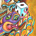 Tattoos - tough luck print - 7830