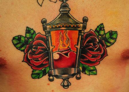 traditional chest tattoo