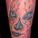 Tattoos - Day of the dead girl color portrait - 56751