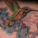Tattoos - Hummingbird and flowers tattoo - 56846