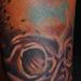 tattoo galleries/ - Skull with rose tattoo - 57358