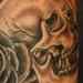 tattoo galleries/ - Skulls with rose and names