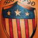 Tattoos - Stars and stripes shield - 58427