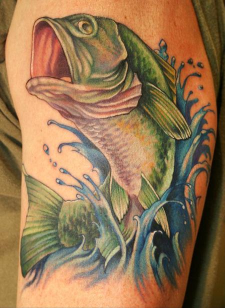 Teresa Sharpe - Bass fish tattoo....