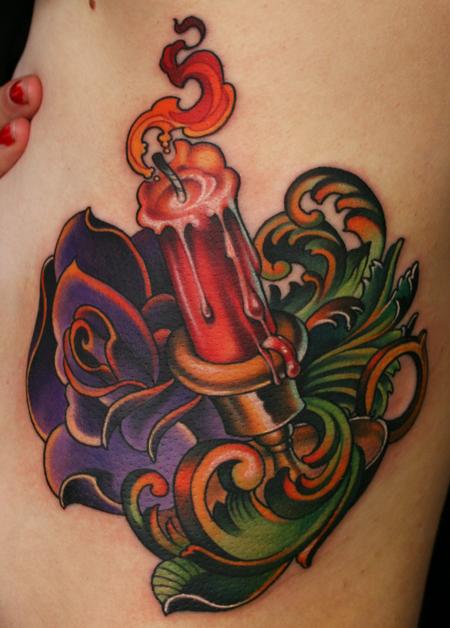 Teresa Sharpe - Candle Tattoo 