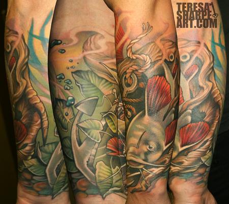 Teresa Sharpe - Catfish Half Sleeve