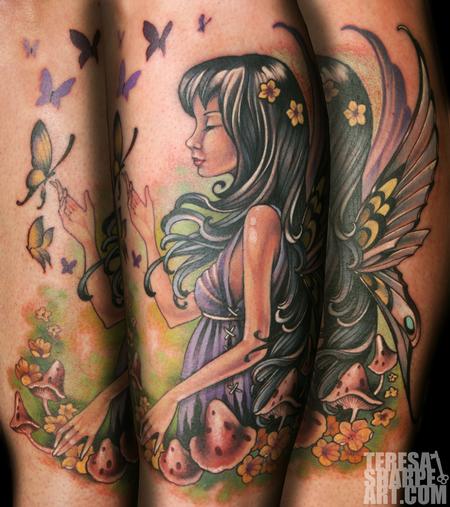 Teresa Sharpe - Fairy Tattoo