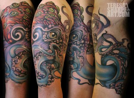 Teresa Sharpe - Octopus Half Sleeve