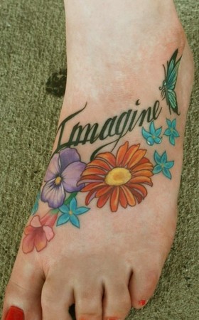 Teresa Sharpe - Imagine flower tattoo