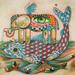 Tattoos - Elephant & Fish - 57568