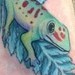 Tattoos - Gecko and the Silver Leaf Fern - 37359