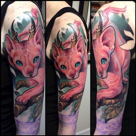 Tattoos - Cat Tattoo - 110137