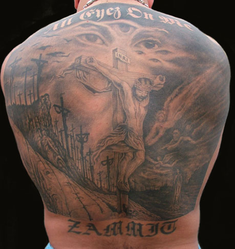 Shane ONeill - Jesus tattoo