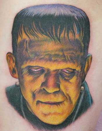 Looking for unique Color tattoos Tattoos?  frankenstein