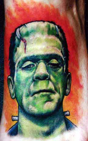 Looking for unique Portrait tattoos Tattoos?  Frankenstein