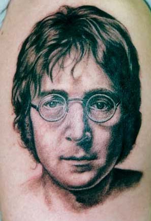 Tattoos   Shane ONeill. John Lennon. Now viewing image 0 of 100 previous