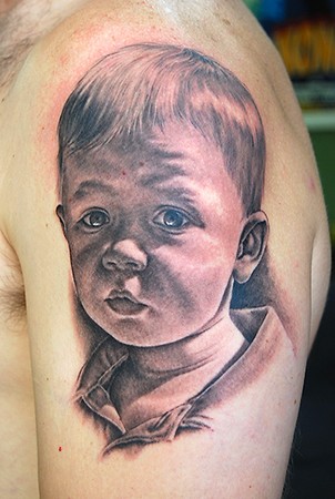 Shane ONeill - Child Portrait Tattoo