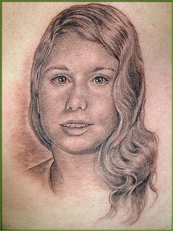 Shane ONeill Daughter Portrait Tattoo Shane ONeill Daughter Portrait Tattoo