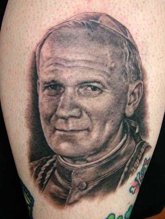 Shane ONeill - Pope John Paul Tattoo