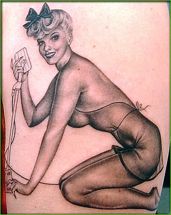 pin up tattoo. Pinup Tattoo