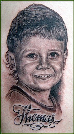 Shane ONeill - Child Portrait Tattoo
