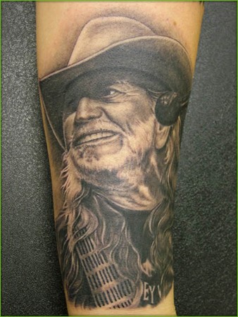 Shane ONeill - Willie Nelson Tattoo