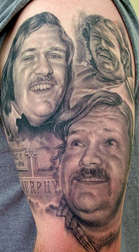 Looking for unique  Tattoos? Memorial Portrait Tattoo