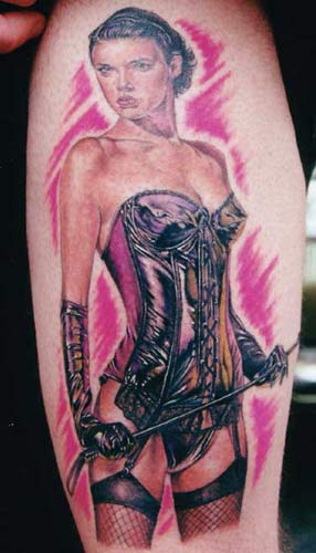 Looking for unique  Tattoos? leather and whips oh my