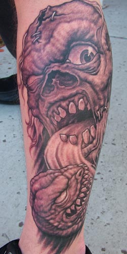 Looking for unique Black and Gray tattoos Tattoos?  creepy image